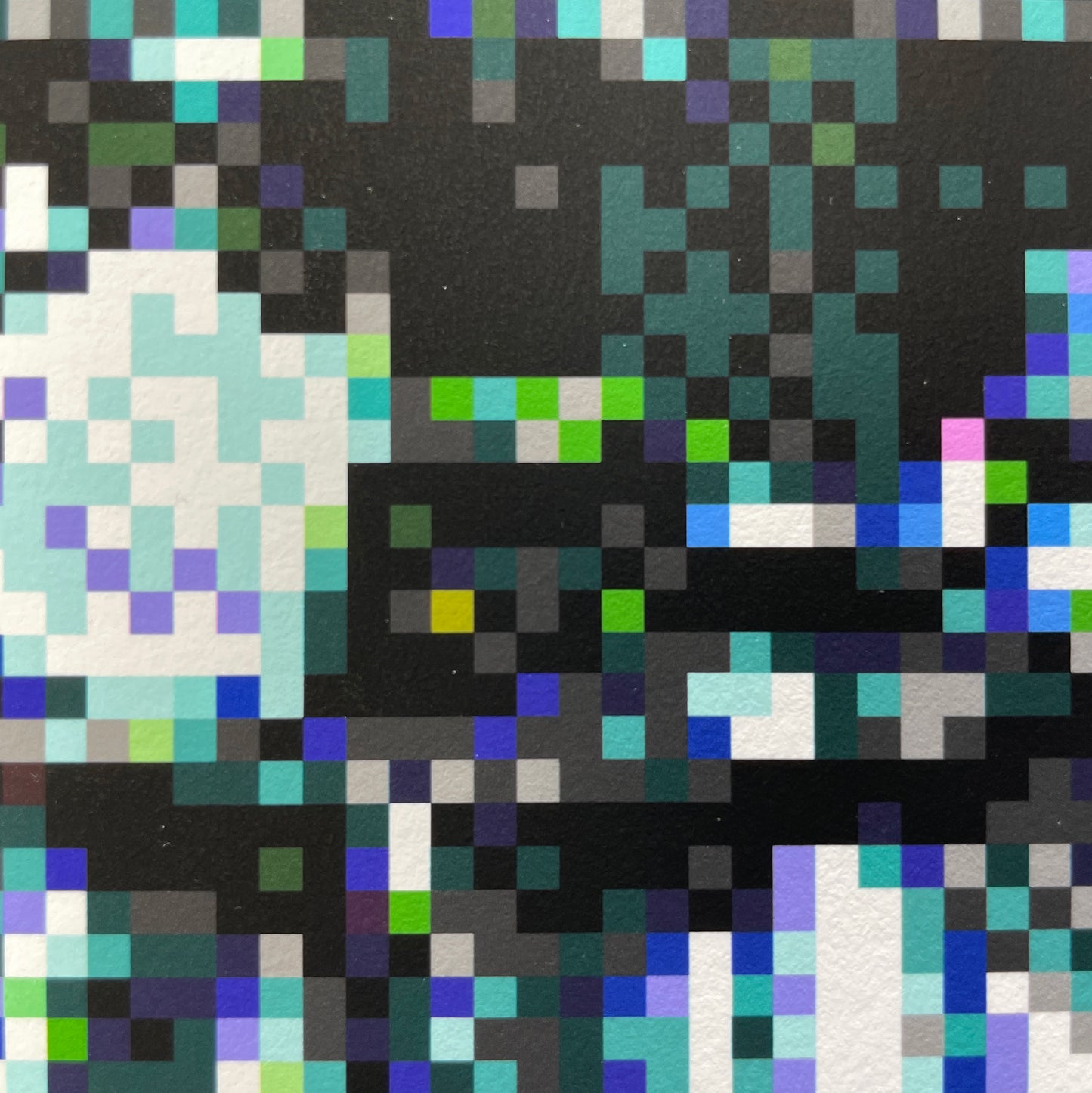 ROSES ARE RED, PIXELS ARE BLUE - LIMITED GICLÉE PRINT (edition of 25)