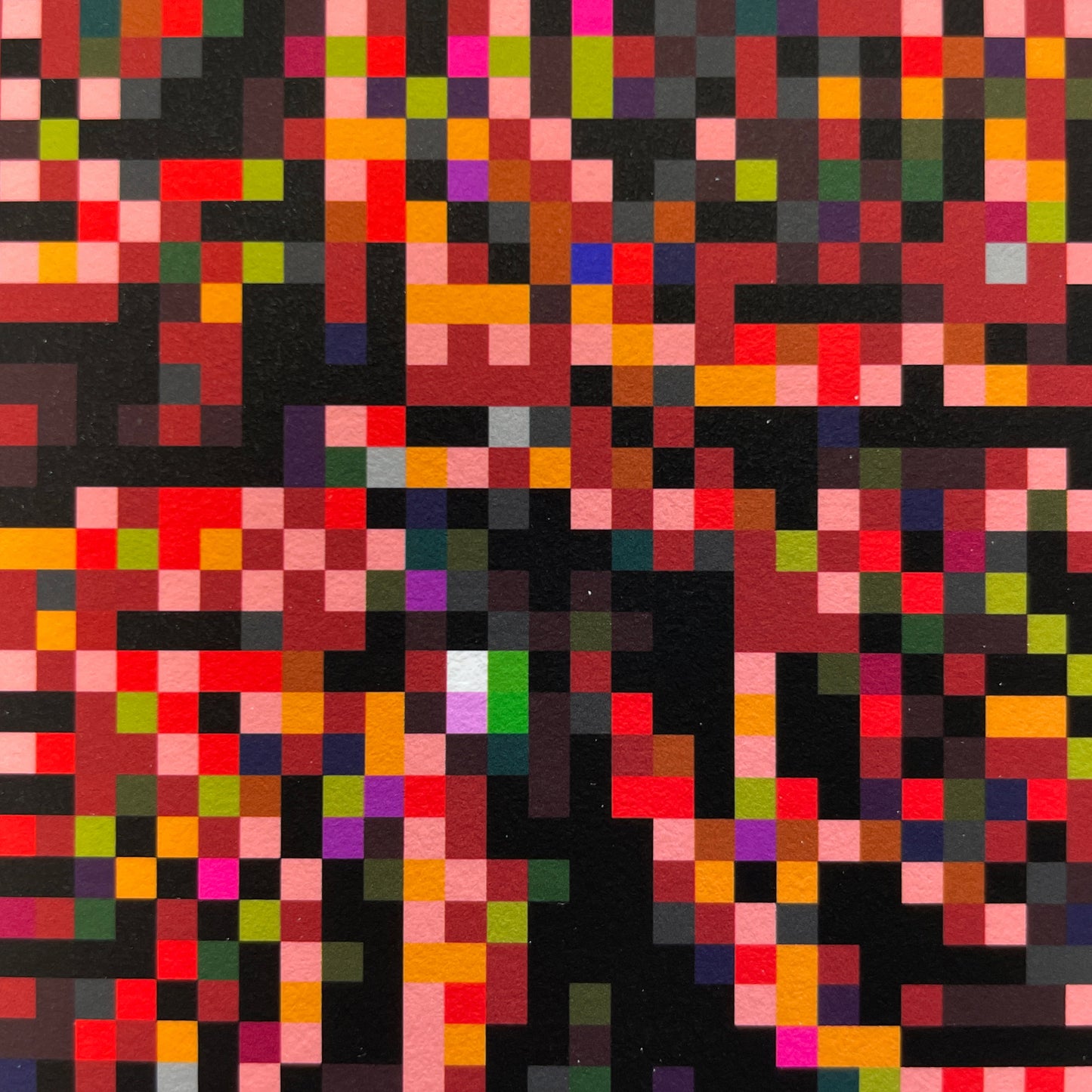 ROSES ARE RED, PIXELS ARE BLUE - LIMITED GICLÉE PRINT (edition of 25)