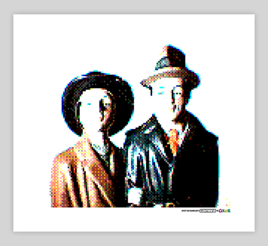 STATUE OF COUPLE -LIMITED GICLÉE PRINT